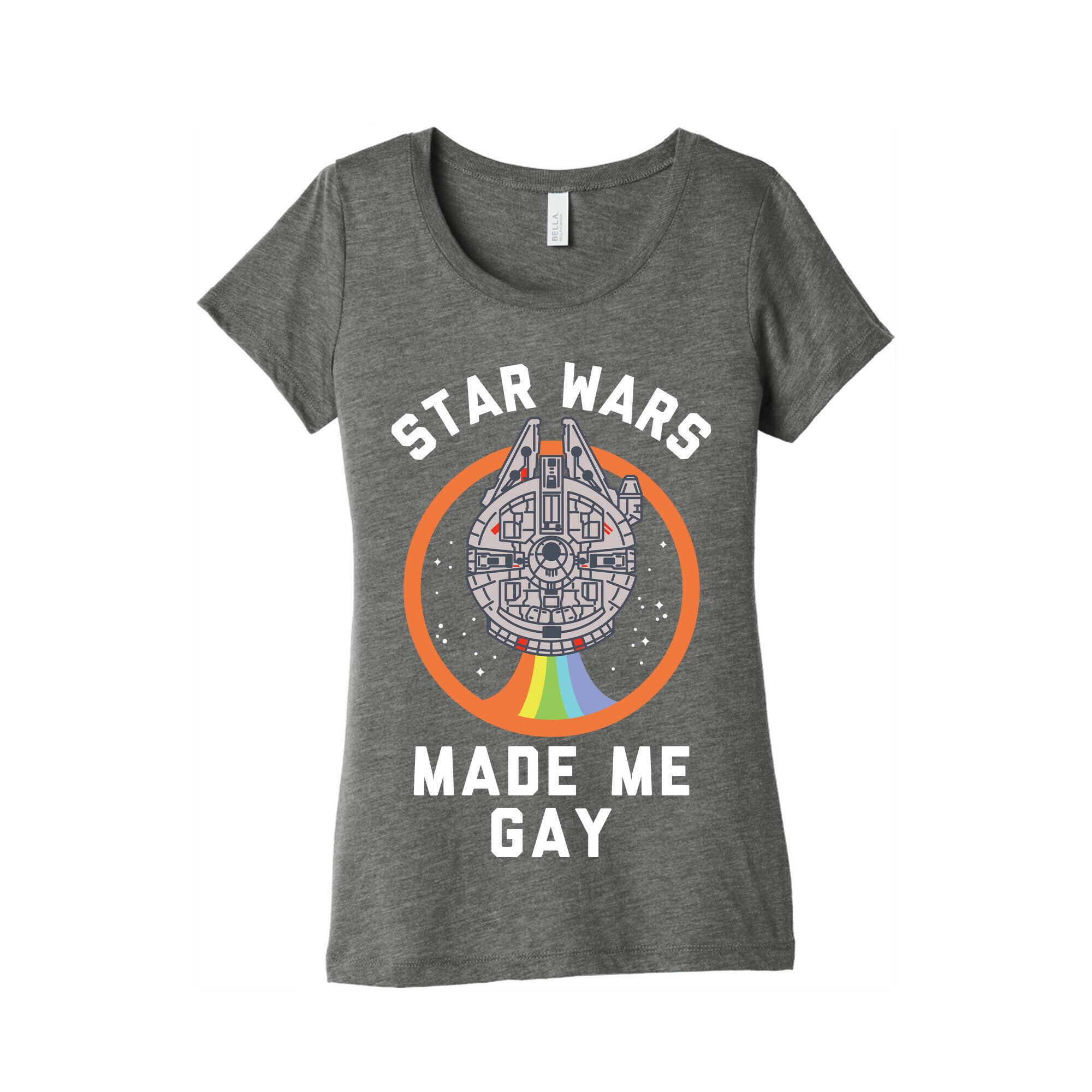 Star Wars Made Me Gay Womens Triblend Tee